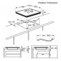 ELECTROLUX TABLE A INDUCTION - LARGEUR: 59 CM - PIT60336C